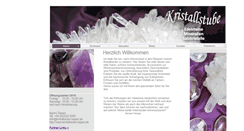 Desktop Screenshot of kristallstube-tepper.de